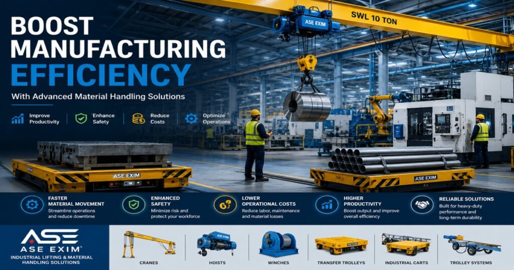 How Material Handling Equipment Boosts Manufacturing Efficiency wordpress